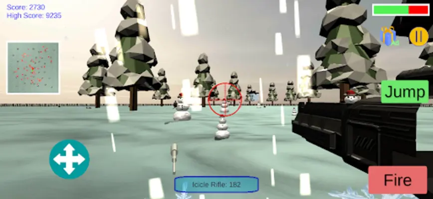 Snowman Battle android App screenshot 1