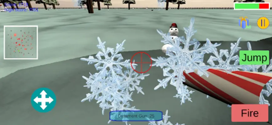 Snowman Battle android App screenshot 2