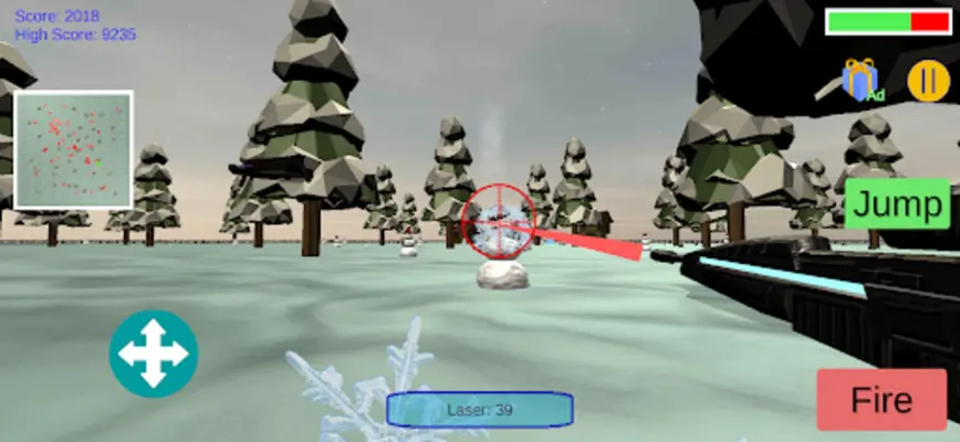 Snowman Battle android App screenshot 4